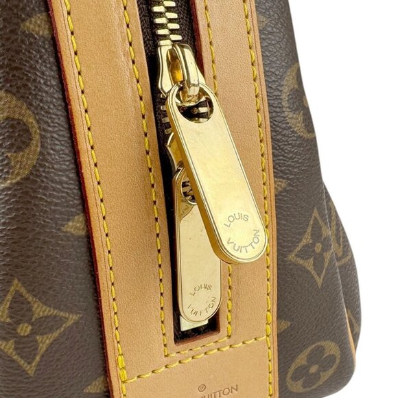 Auth LOUIS VUITTON Monogram Mizi Handbag Brown M40058 - z4054 - Picture 11 of 13